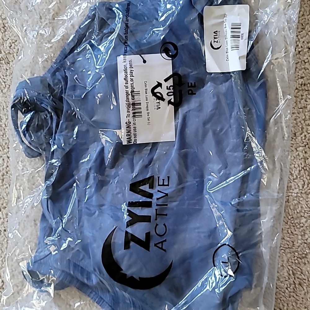 ZYIA  calmblue luxe strappy bra